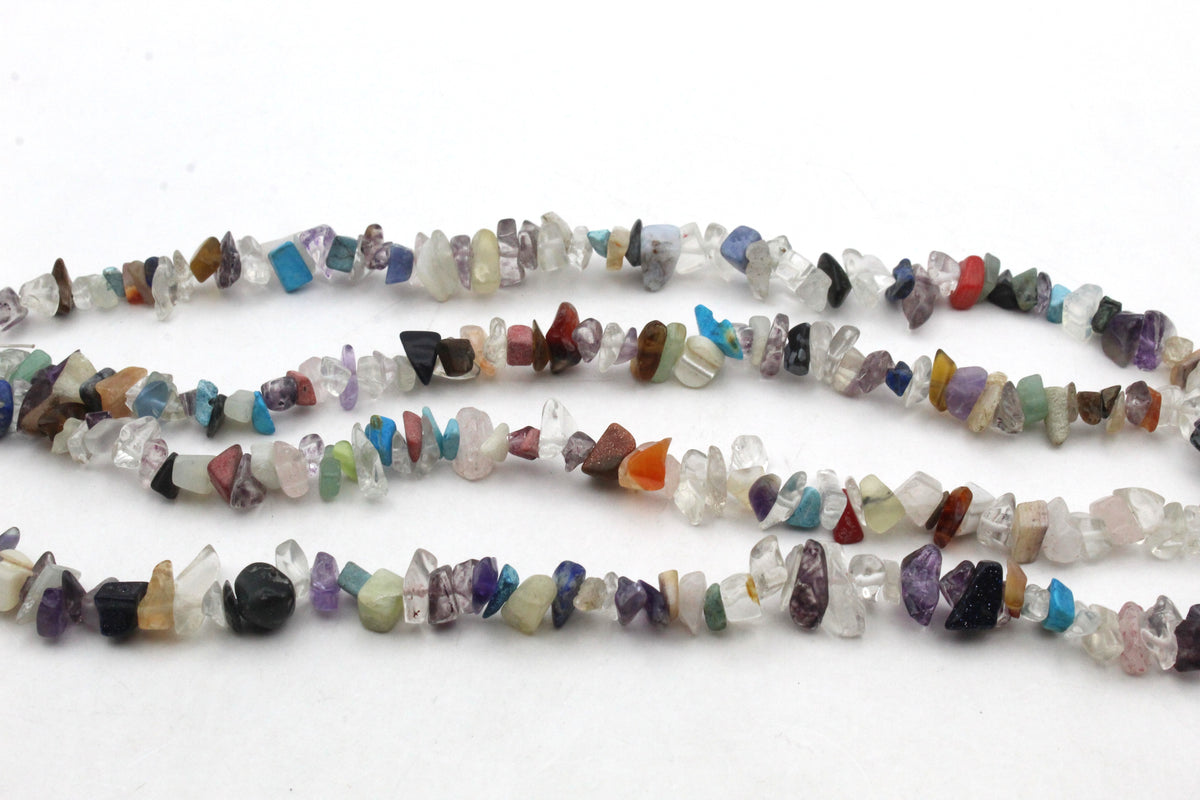 Multi Gemstone Chips Gemstone Beads