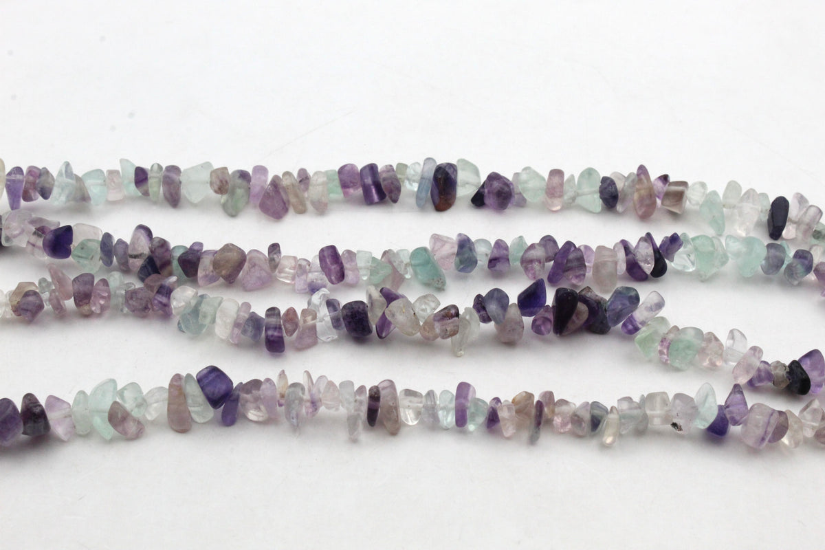 Flourite Chips Gemstone Beads