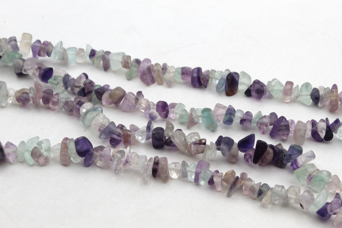 Flourite Chips Gemstone Beads