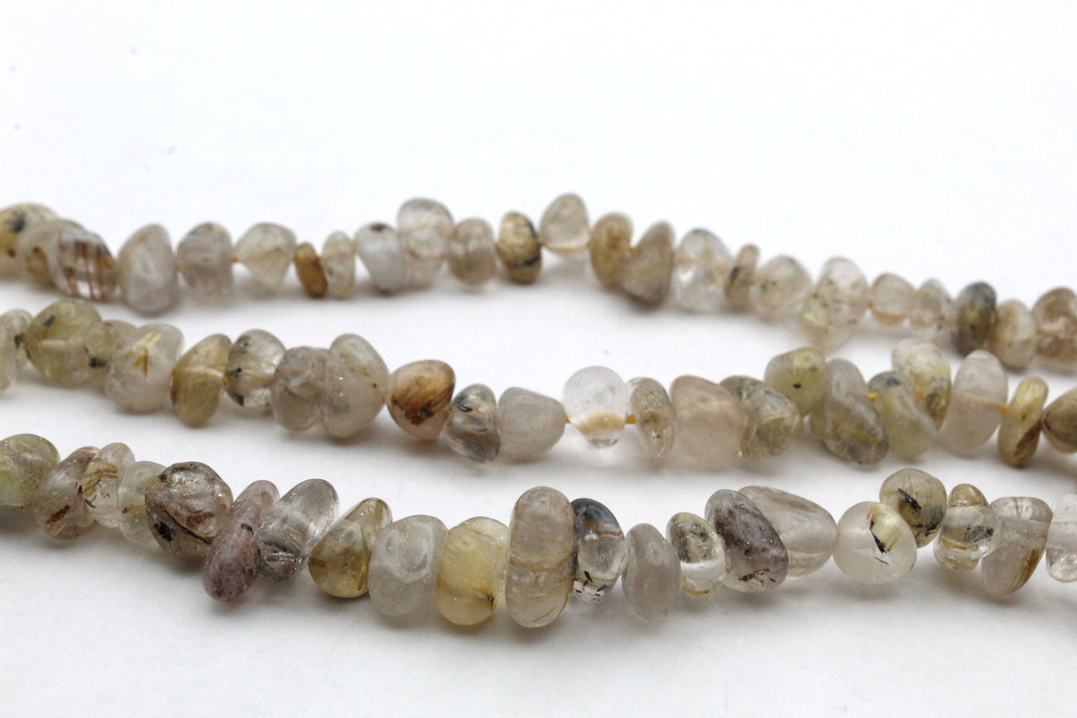 Rhutilated Chips Gemstone Beads