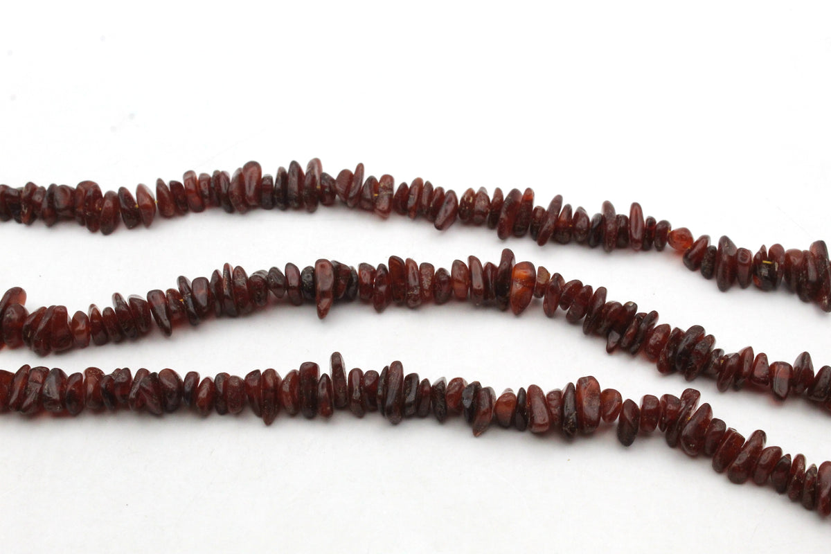 Natural Amber Chips Gemstone Beads