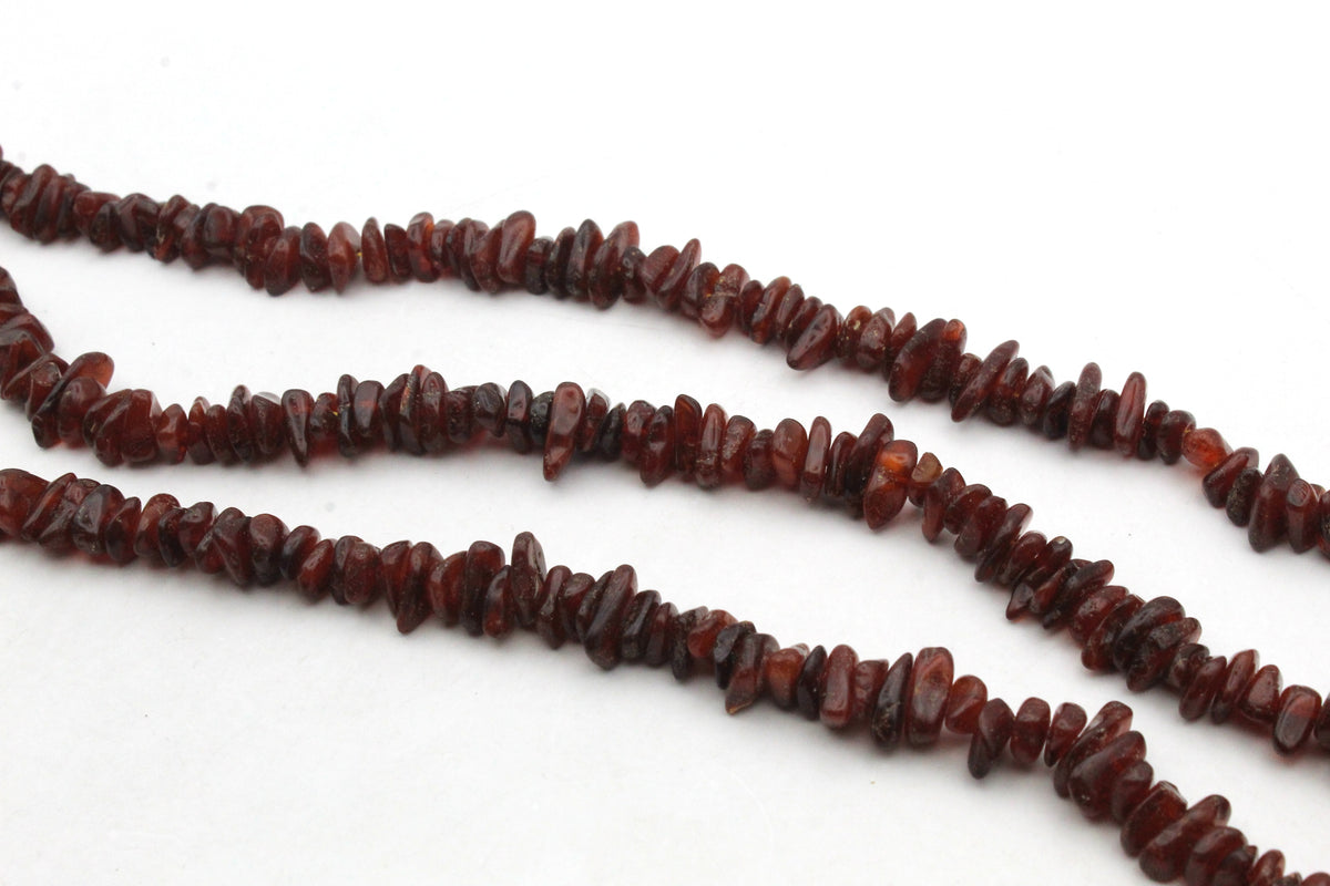 Natural Amber Chips Gemstone Beads