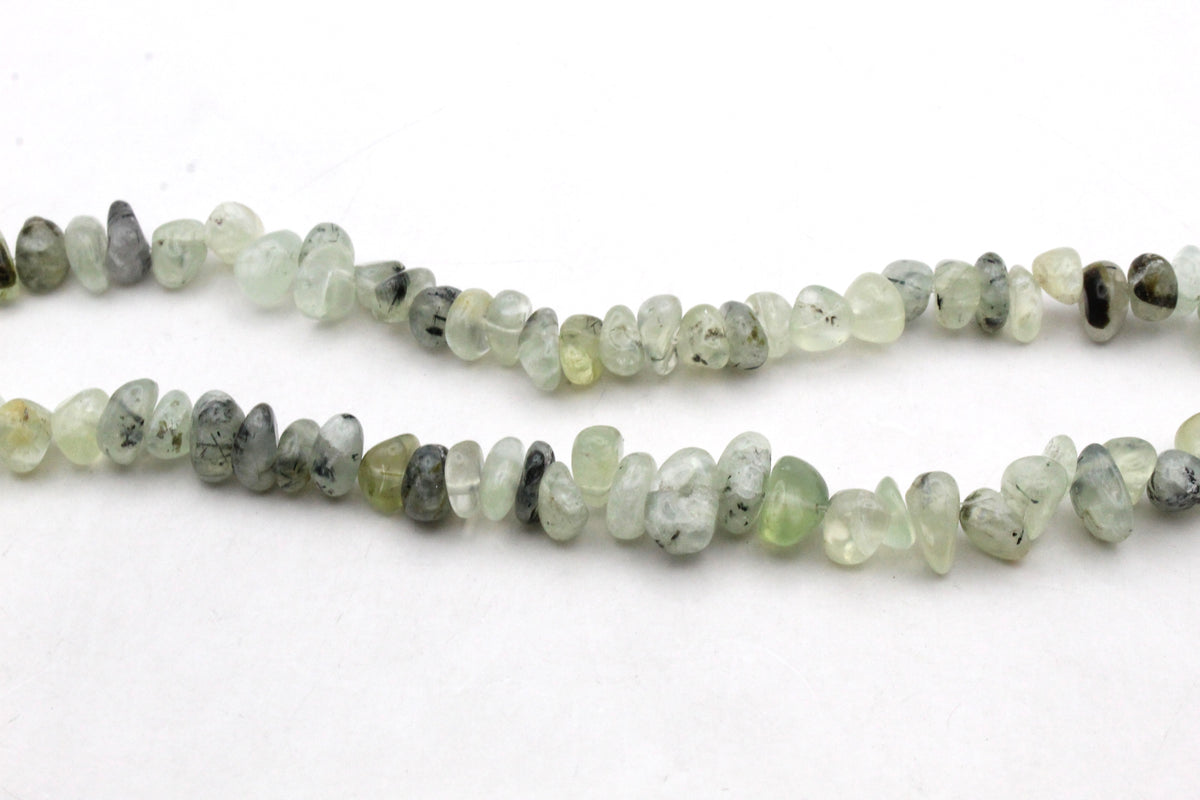 Prehnite Chips Gemstone Beads