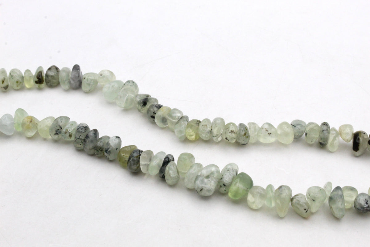 Prehnite Chips Gemstone Beads