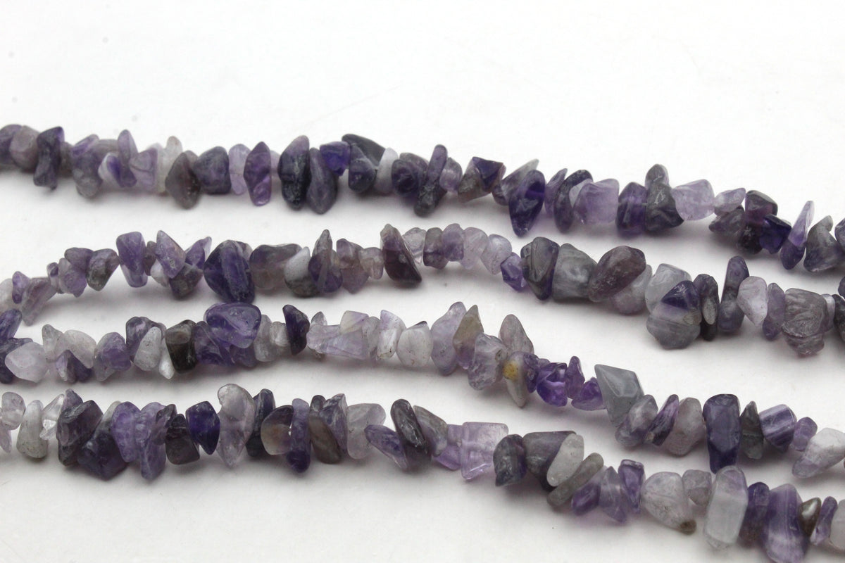Amethyst Chips Gemstone Beads