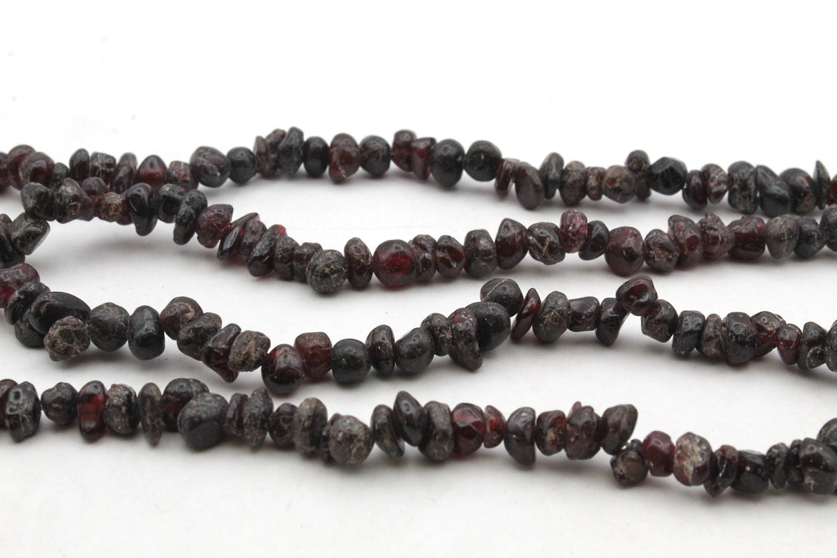 Garnet Chips Gemstone Beads