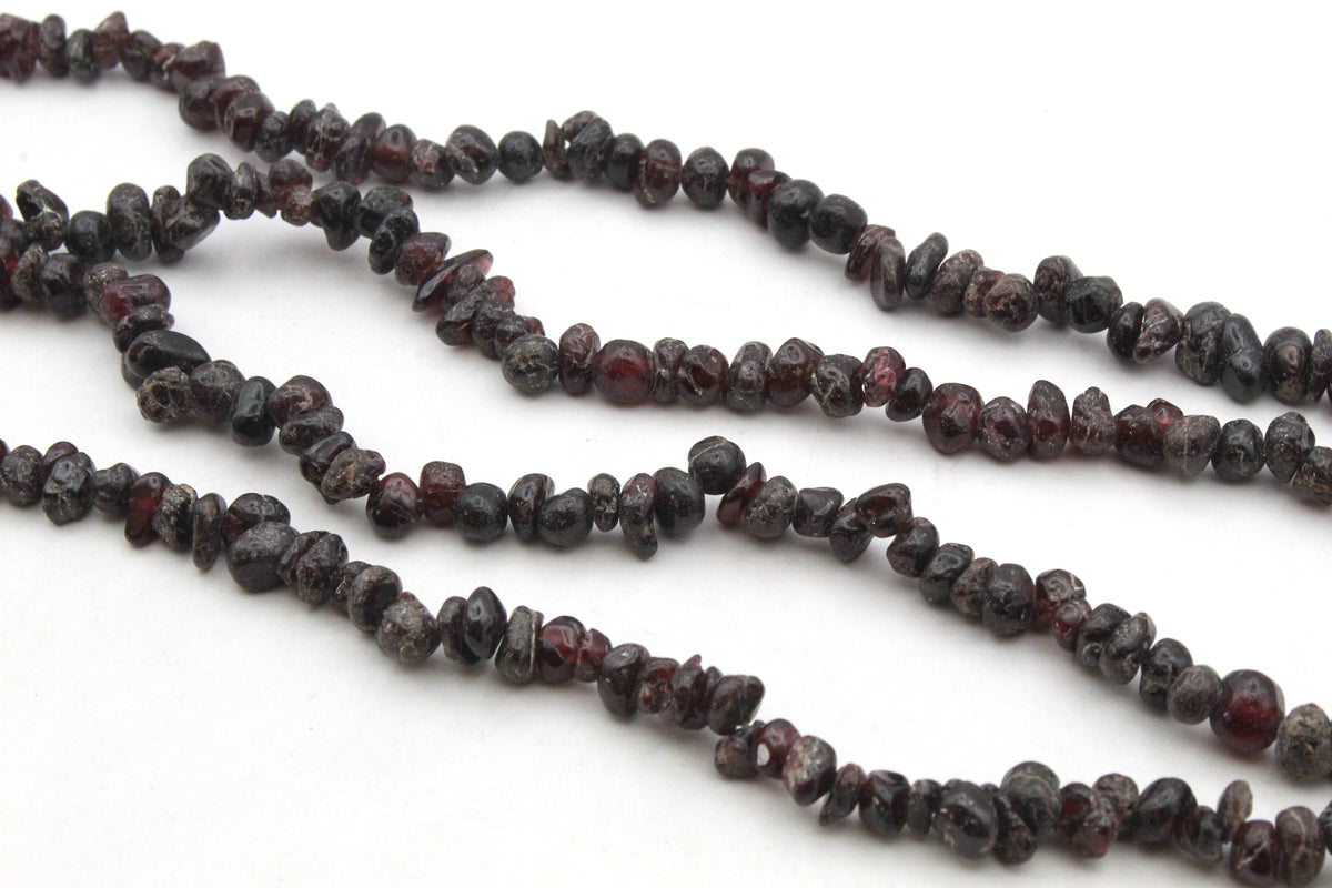 Garnet Chips Gemstone Beads