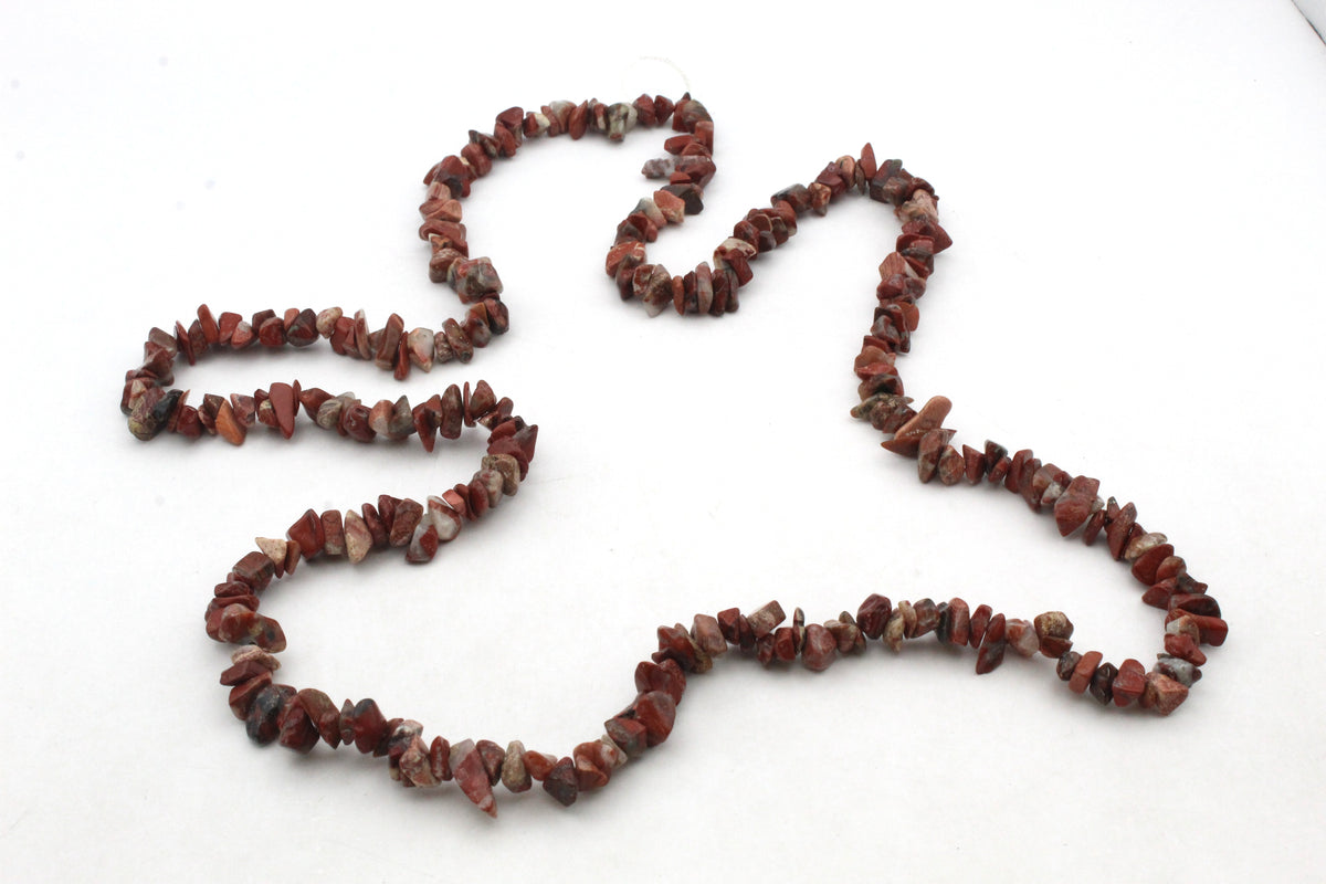 Red Jasper Chips Gemstone Beads