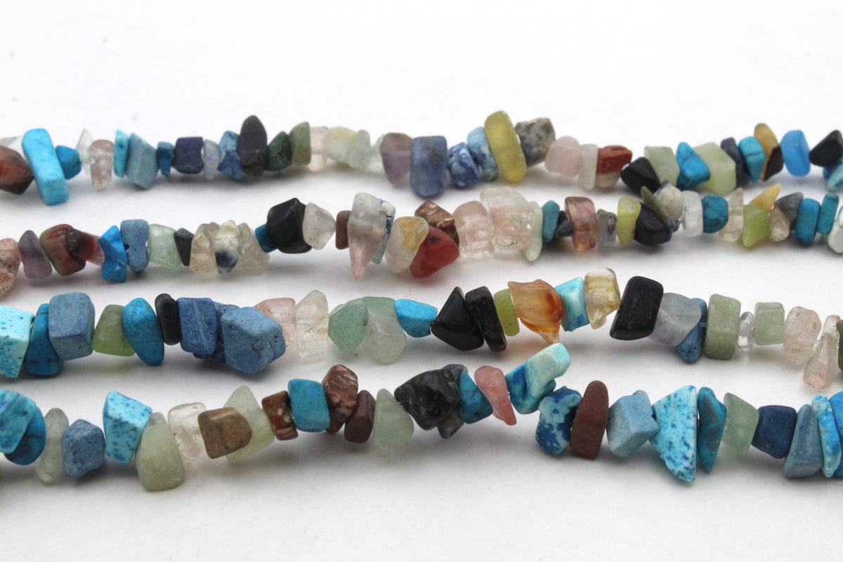 Multi Color Gemstone Chips Gemstone Beads
