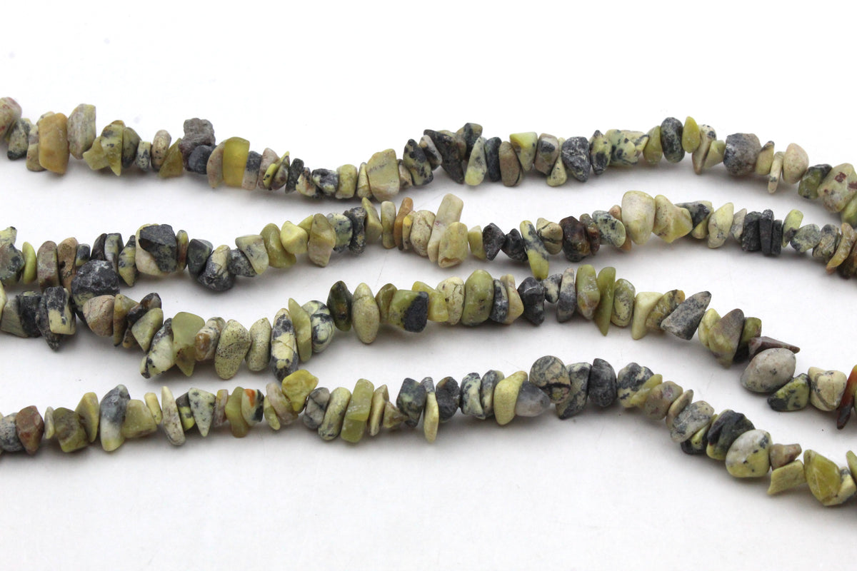 Yellow Turquoise Chips Gemstone Beads