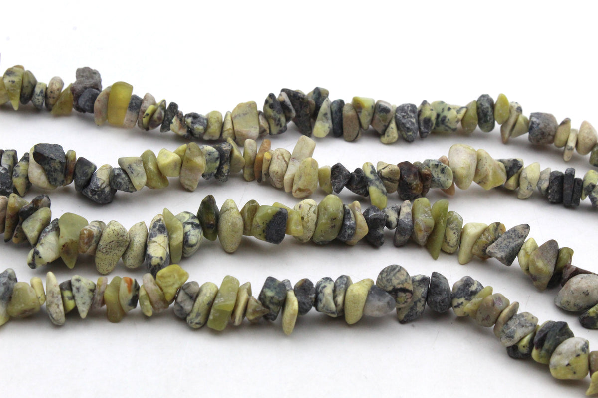Yellow Turquoise Chips Gemstone Beads