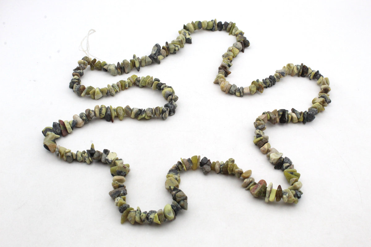 Yellow Turquoise Chips Gemstone Beads