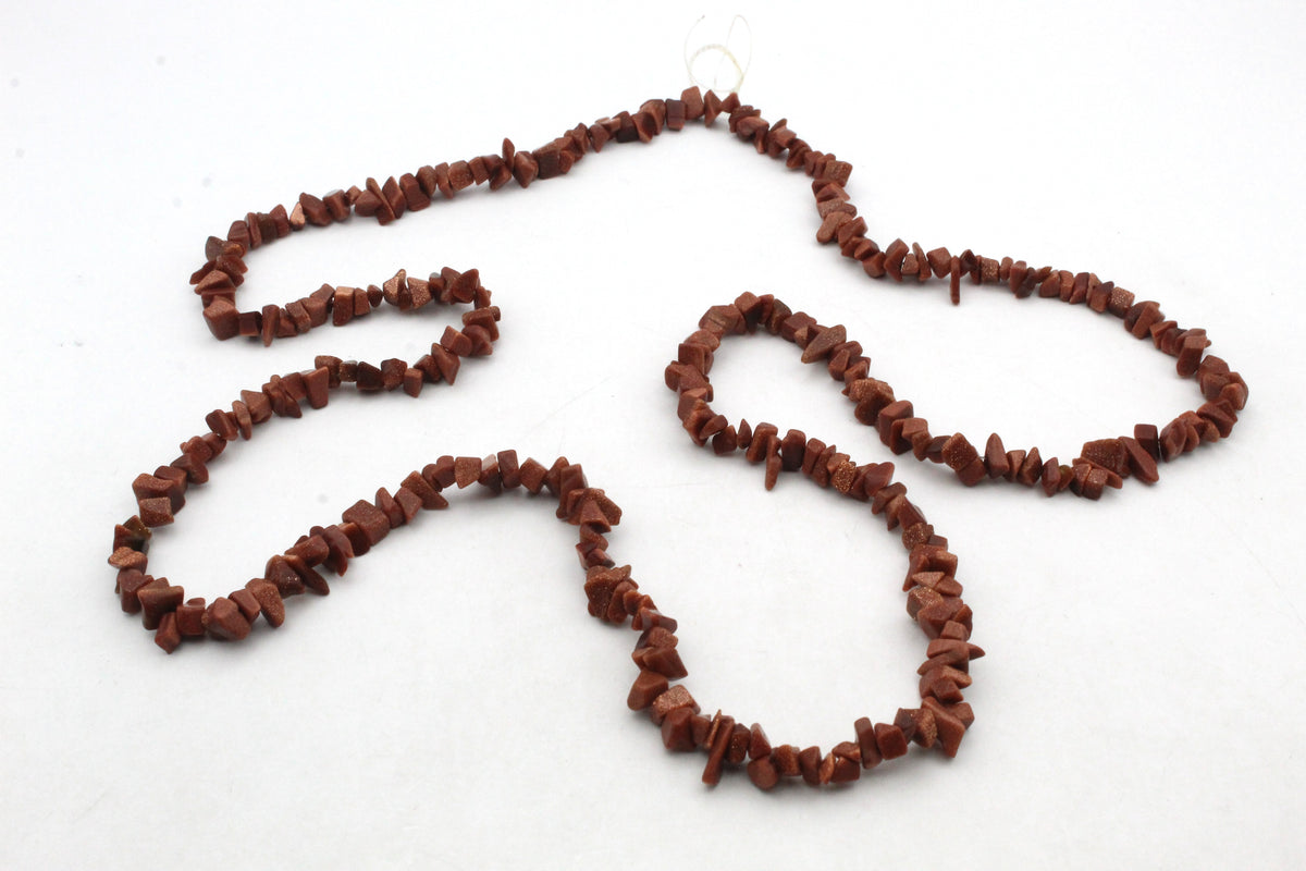 Goldsand Stone Chips Gemstone Beads