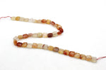 Cornelian Square 10 x 10 mm Gemstone Beads 16" Strand