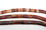 Cornelian Square Flat 18 x 25 mm Gemstone Beads 16" Strand