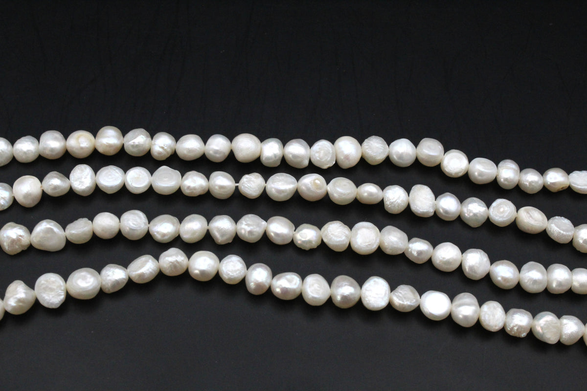 Fresh Water White Pearl Barok Model 7 mm