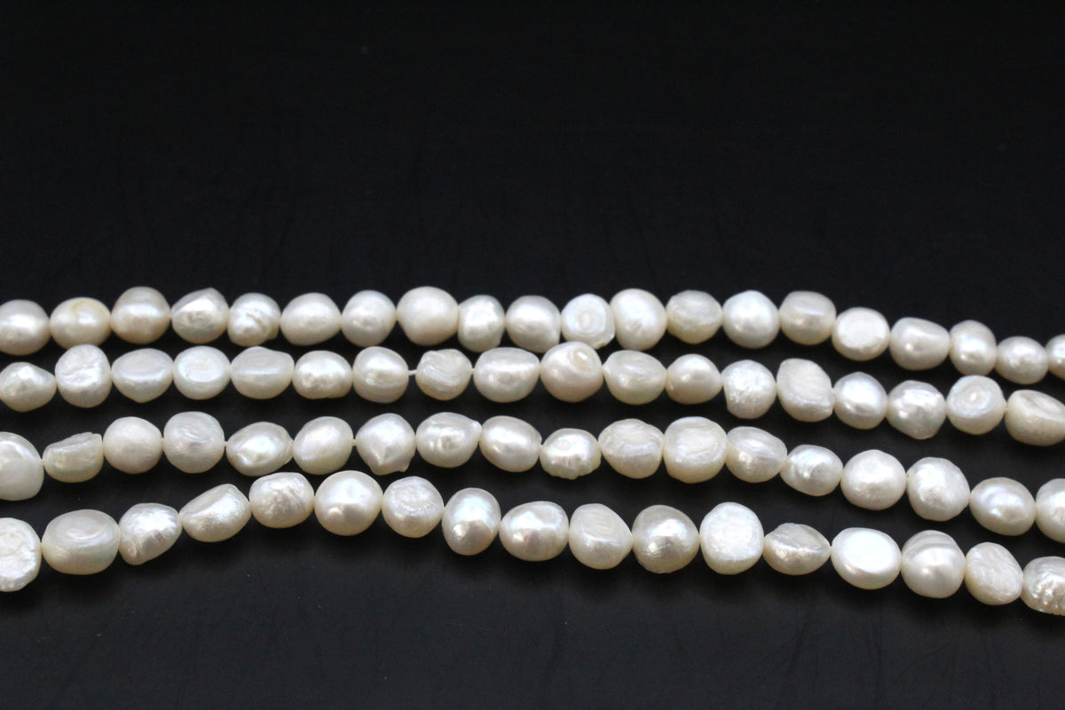 Fresh Water White Pearl Barok Model 7 mm