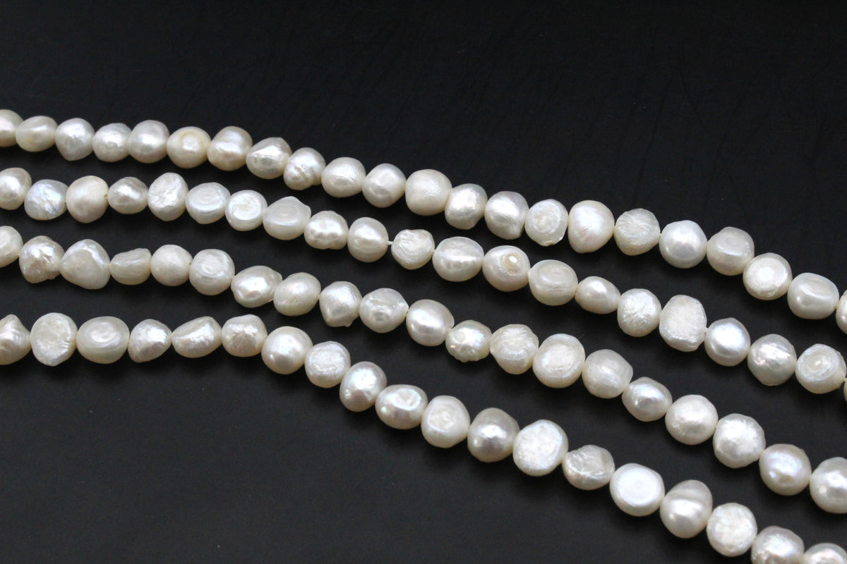 Fresh Water White Pearl Barok Model 7 mm