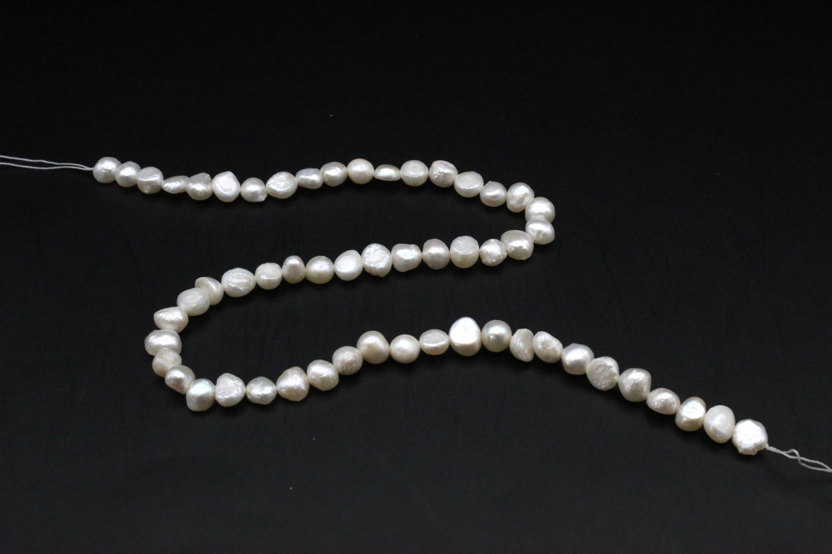 Fresh Water White Pearl Barok Model 7 mm