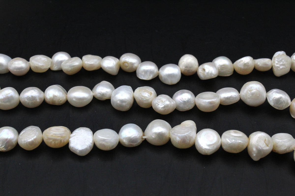 Fresh Water White Pearl Barok 10 mm