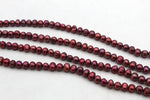 Fresh Water Red Pearl Round 6 mm