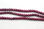 Fresh Water Dark Red Pearl Round 8 mm
