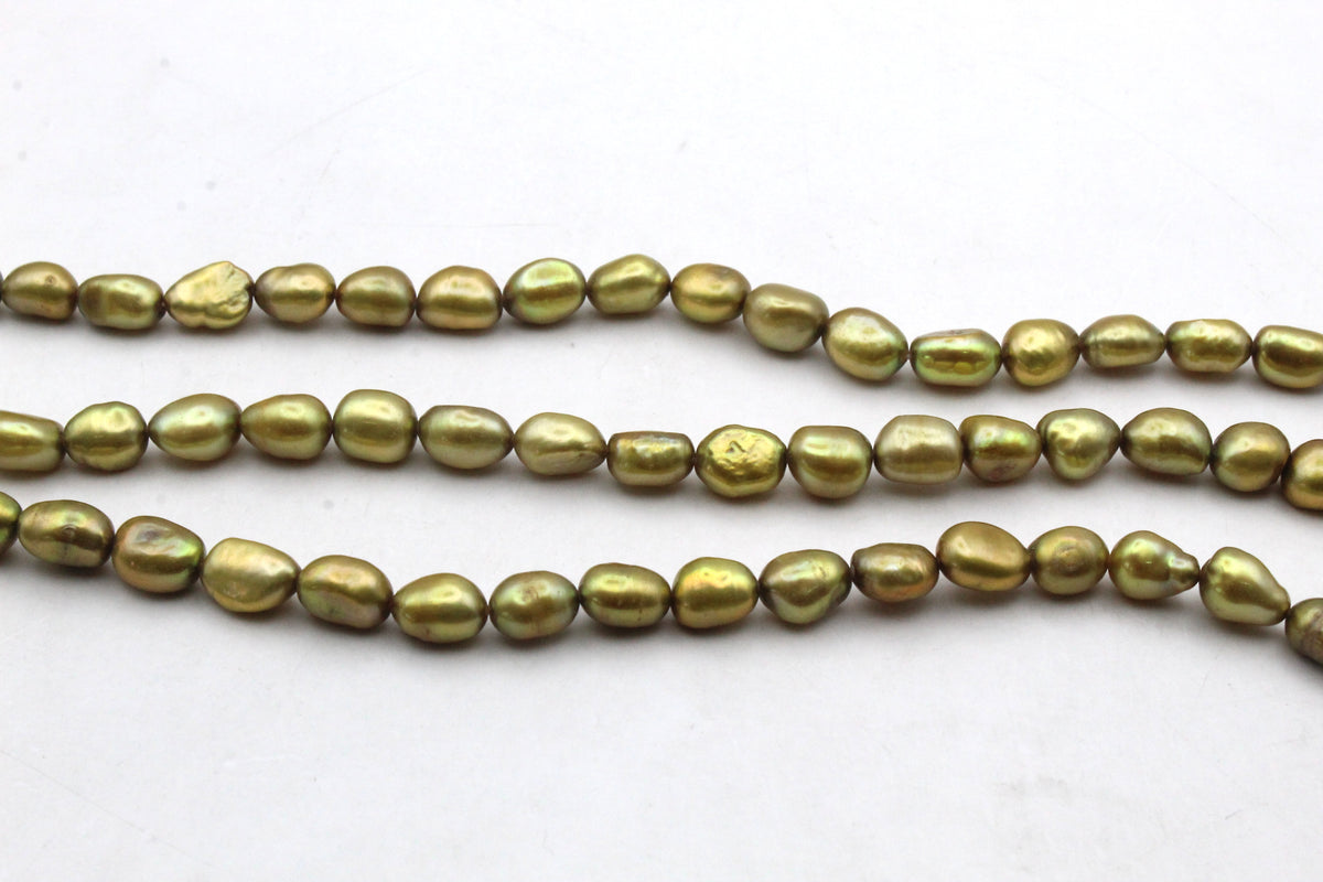 Fresh Water Gold Pearl Oval