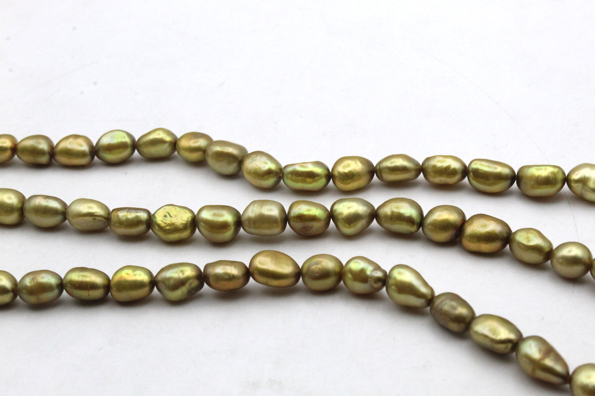 Fresh Water Gold Pearl Oval