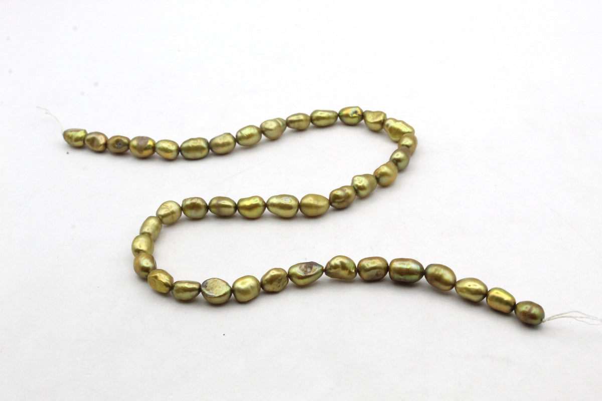 Fresh Water Gold Pearl Oval