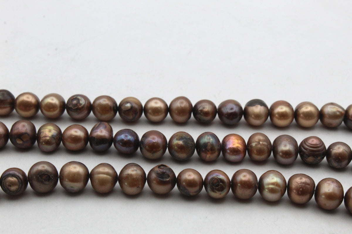 Fresh Water Brown Pearl Round 10 mm