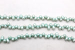 Fresh Water Green Pearl Potato Zig Zag Model