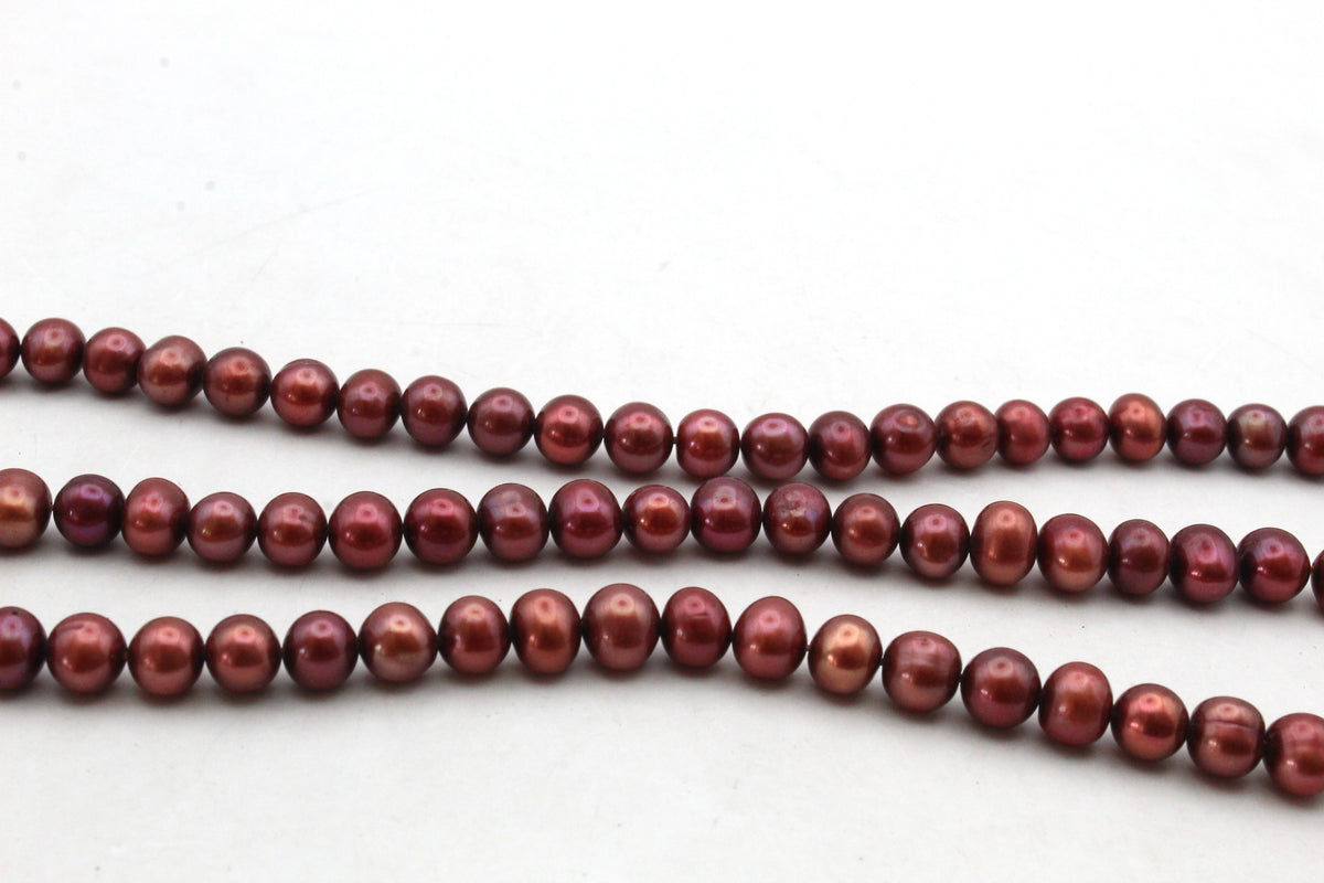 Fresh Water Brown Pearl Round 6 mm