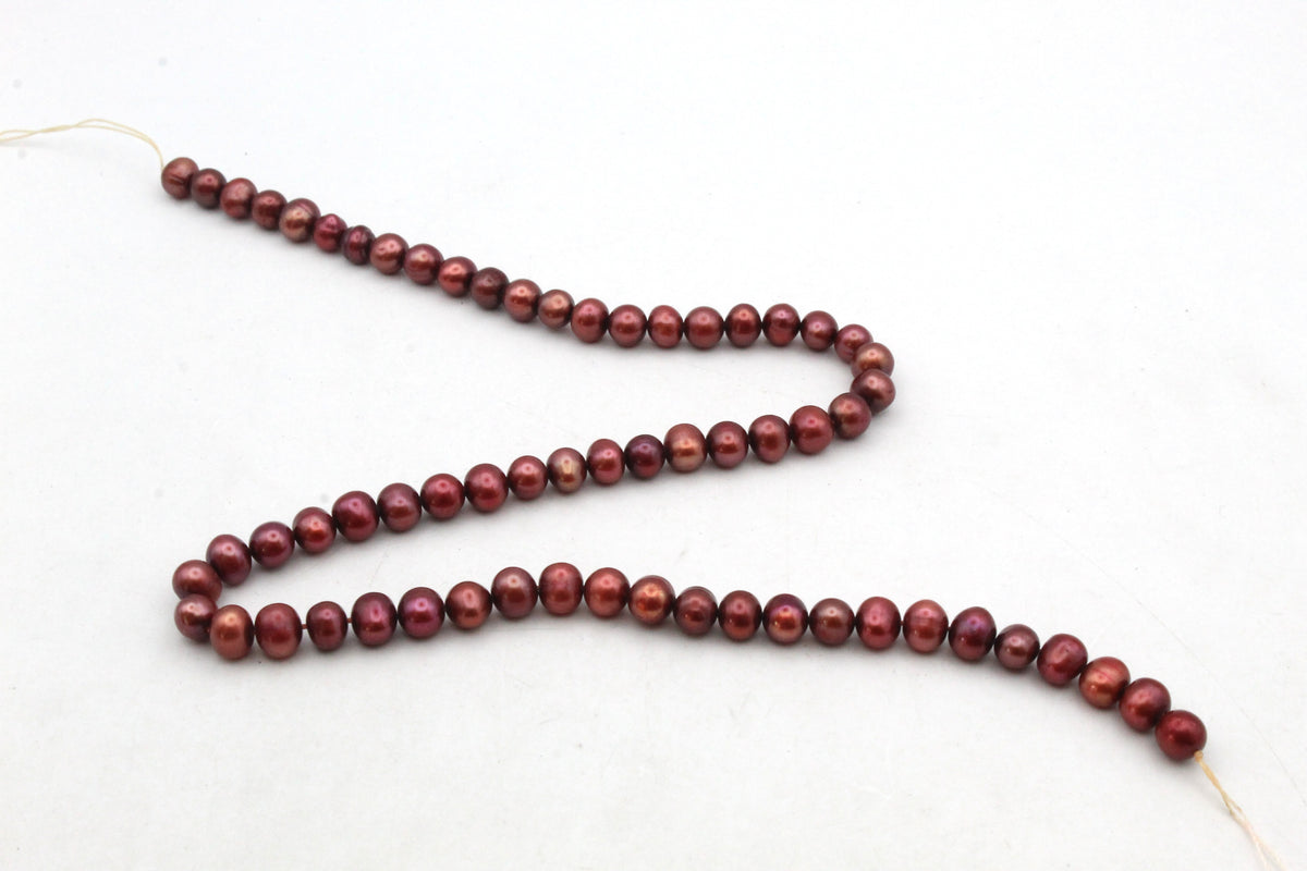 Fresh Water Brown Pearl Round 6 mm