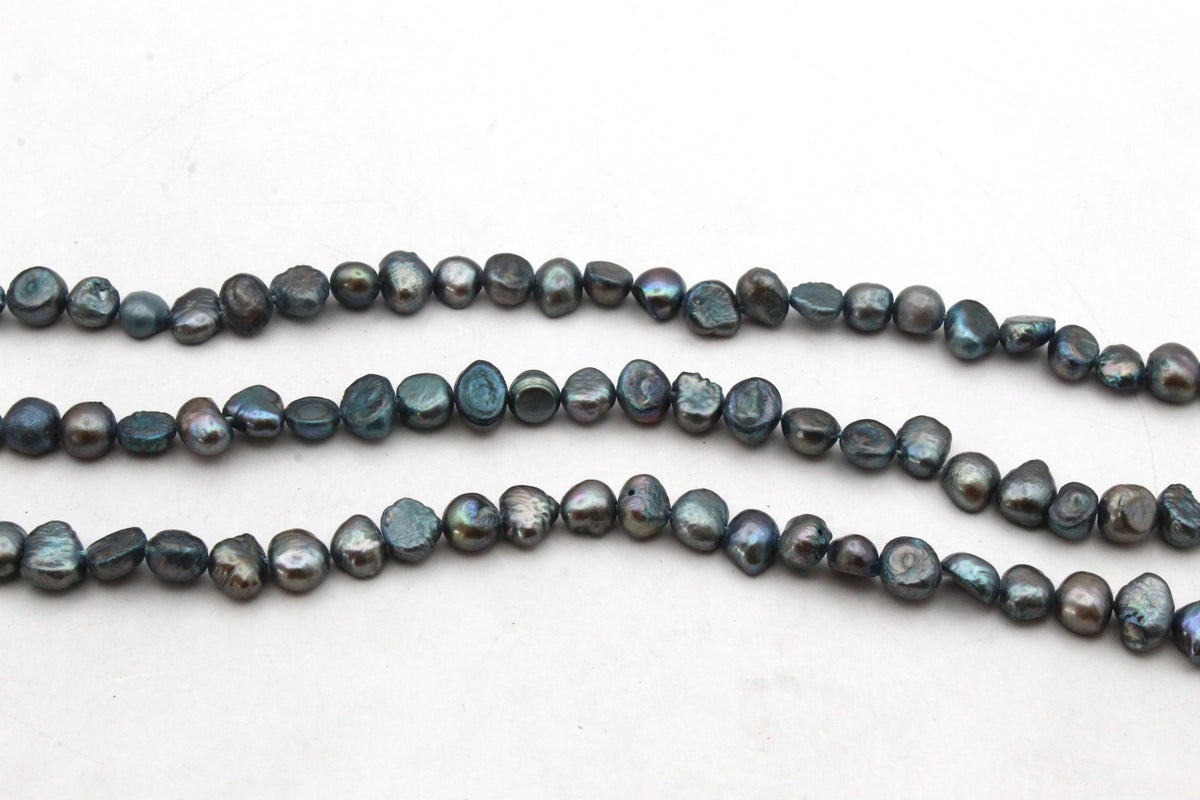 Fresh Water Grey Metalic Pearl Barok