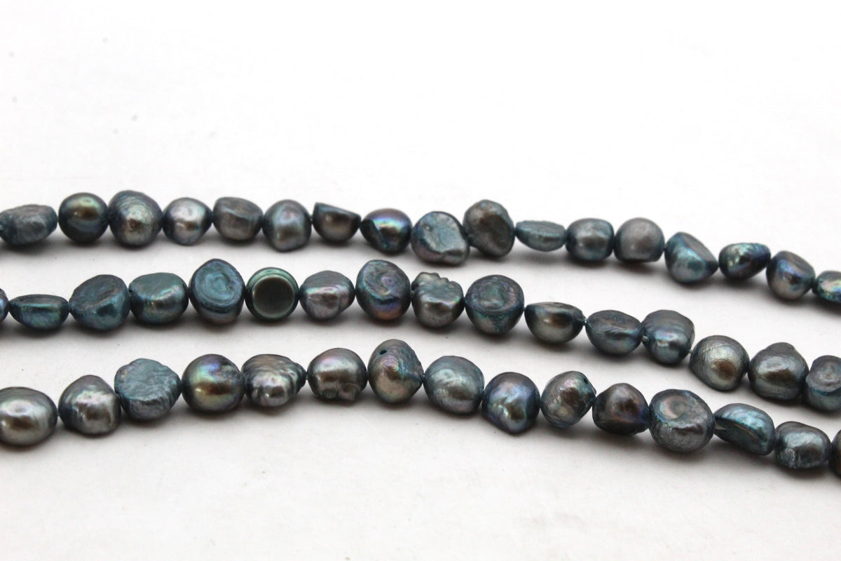 Fresh Water Grey Metalic Pearl Barok