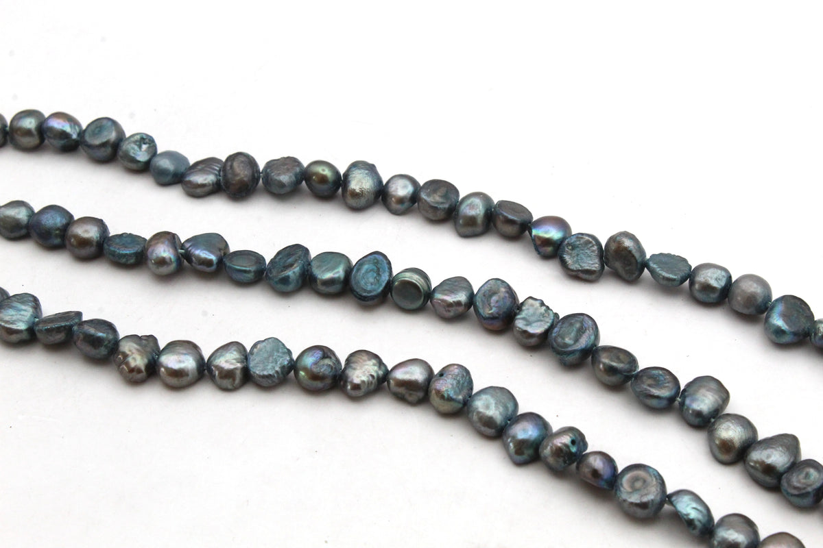 Fresh Water Grey Metalic Pearl Barok