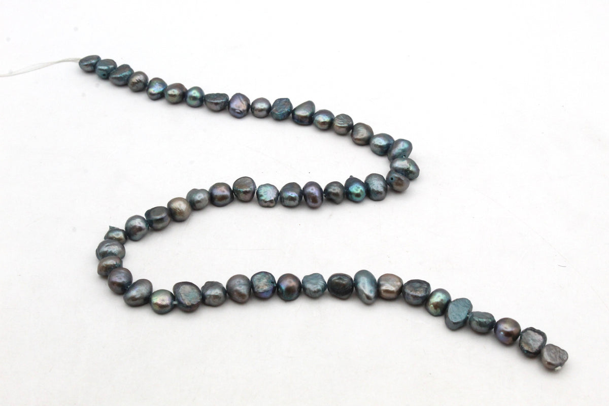 Fresh Water Grey Metalic Pearl Barok