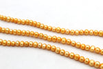 Fresh Water Gold Pearl Round 6 mm