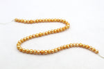 Fresh Water Gold Pearl Round 6 mm