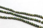 Fresh Water Green Pearl Round 6 mm