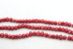 Fresh Water Red Pearl Round 6 mm