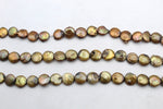Fresh Water Gold Pearl Coin 13 mm