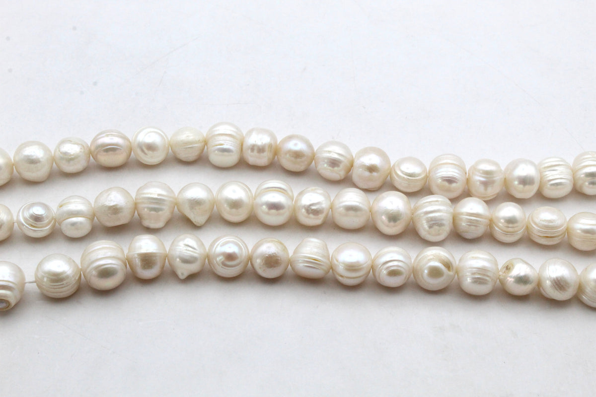 Fresh Water White Pearl Potato 11 - 12 mm