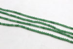 Light Green Jade ( Dyed ) Round Faceted Gemstone Beads 16" Strand