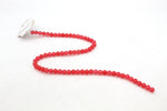 Red Jade ( Dyed ) Round Smooth Gemstone Beads 16" Strand
