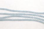Blue SkyJade ( Dyed ) Round Smooth Gemstone Beads 16" Strand