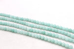 Tosca Jade ( Dyed ) Round Smooth Gemstone Beads 16" Strand