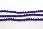 Purple Jade ( Dyed ) Round Smooth Gemstone Beads 16" Strand