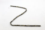 Dalmantian Jasper Rectangle 4 x 13 mm Gemstone Bead 16" Strand