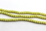 Lime Jasper Rondelle Smooth 10 x 7 mm 16" Strand